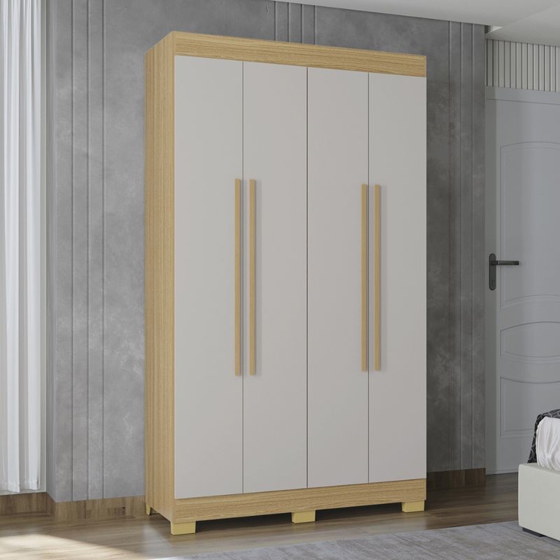Guarda-Roupa-Solteiro-4-Portas-com-Pes-Barcelona-Poquema