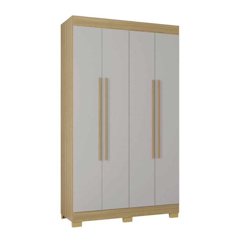 Guarda-Roupa-Solteiro-4-Portas-com-Pes-Barcelona-Poquema