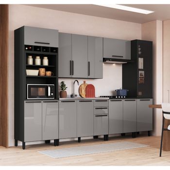 Cozinha Modulada 6 Peças sem Pia Firenze Indekes