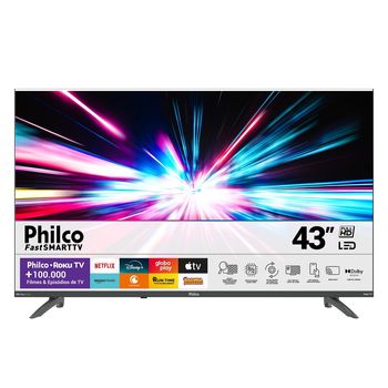 Smart TV Philco 43 Polegadas LED Roku TV PTV43VA4REGB