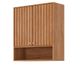 Armário Aéreo Ripado 2 Portas 120cm em MDF Diva MGM Móveis