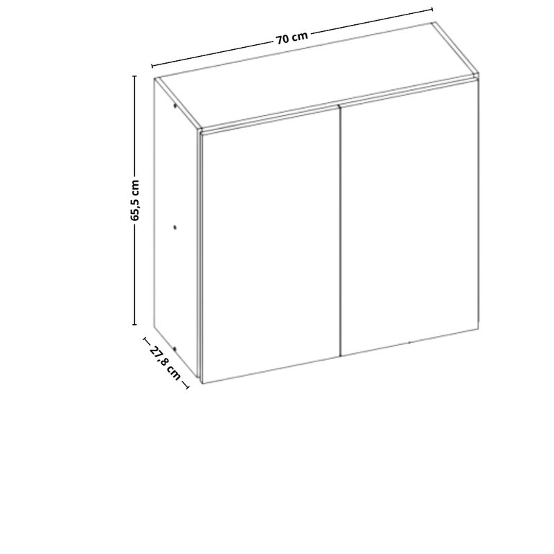 Armario-Aereo-2-Portas-70cm-em-MDF-Luana-Aramoveis