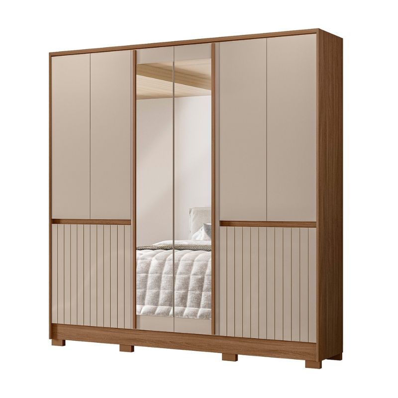 Guarda-Roupa-Casal-Frisado-com-Espelho-6-Portas-e-Pes-Alasca-Moval