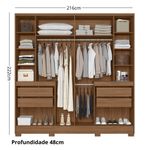 Guarda-Roupa-Casal-Frisado-com-Espelho-6-Portas-e-Pes-Alasca-Moval