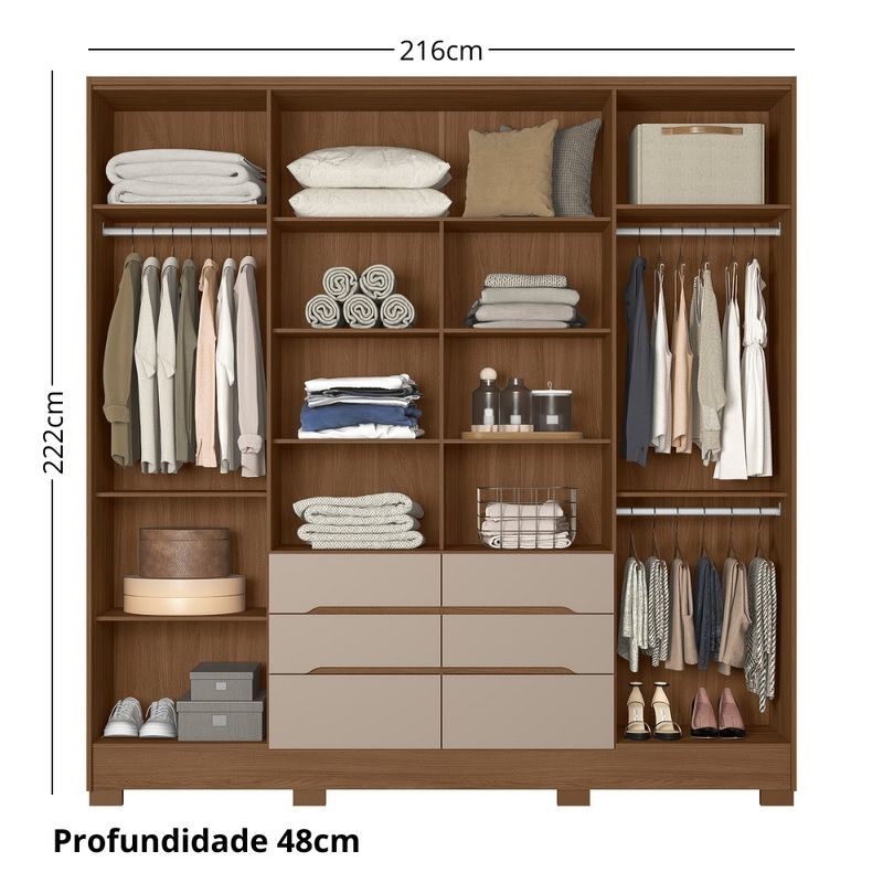 Guarda-Roupa-Casal-com-Espelho-6-Portas-3-Gavetas-e-Pes-San-Francisco-Moval