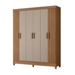 Guarda-Roupa-Solteiro-Frisado-com-Pes-6-Portas-Uruguai-Moval