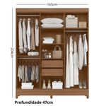 Guarda-Roupa-Solteiro-Frisado-com-Pes-6-Portas-Uruguai-Moval