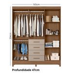 Guarda-Roupa-Solteiro-Frisado-com-Espelho-6-Portas-4-Gavetas-e-Pes-Uruba-Moval