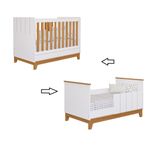 Quarto-Bebe-Gemeos-2-Berco-Mini-Cama--Guarda-Roupa-4-portas-4-gavetas-Liza-e-2-Colchoes-Gazin-Permobili