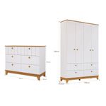 Quarto-Infantil-com-Guarda-Roupa-e-Comoda-MDF-Liza-Permobili