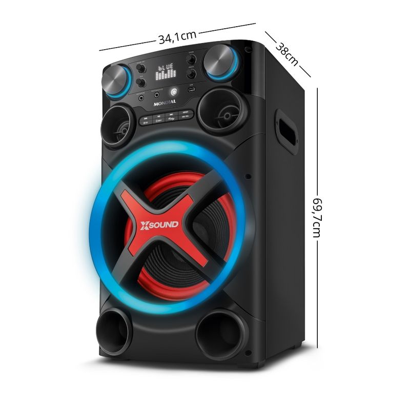 Caixa-de-Som-Torre-Mondial-TM1200-1200W