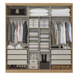 Guarda-Roupa-Casal-com-Espelho-2-Portas-de-Correr-em-MDF-Malaga-GlassTHB