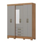 Guarda-Roupa-Casal-com-Espelho-6-Portas-3-Gavetas-B23-Henn