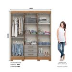 Guarda-Roupa-Casal-com-Espelho-6-Portas-3-Gavetas-B23-Henn