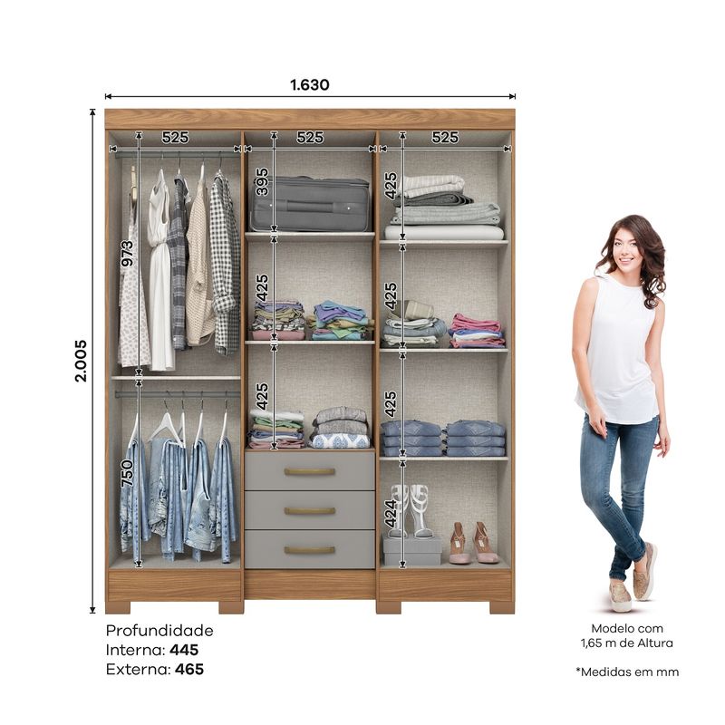 Guarda-Roupa-Casal-com-Espelho-6-Portas-3-Gavetas-B23-Henn
