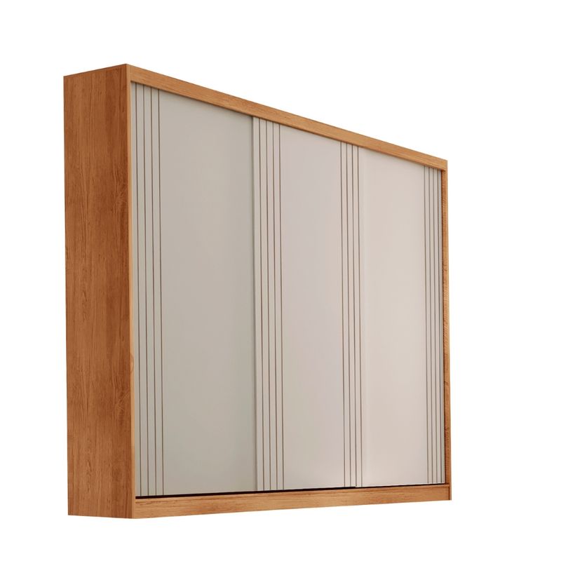 Guarda-Roupa-Casal-Frisado-3-Portas-de-Correr-em-MDF-Oslo-Rufato