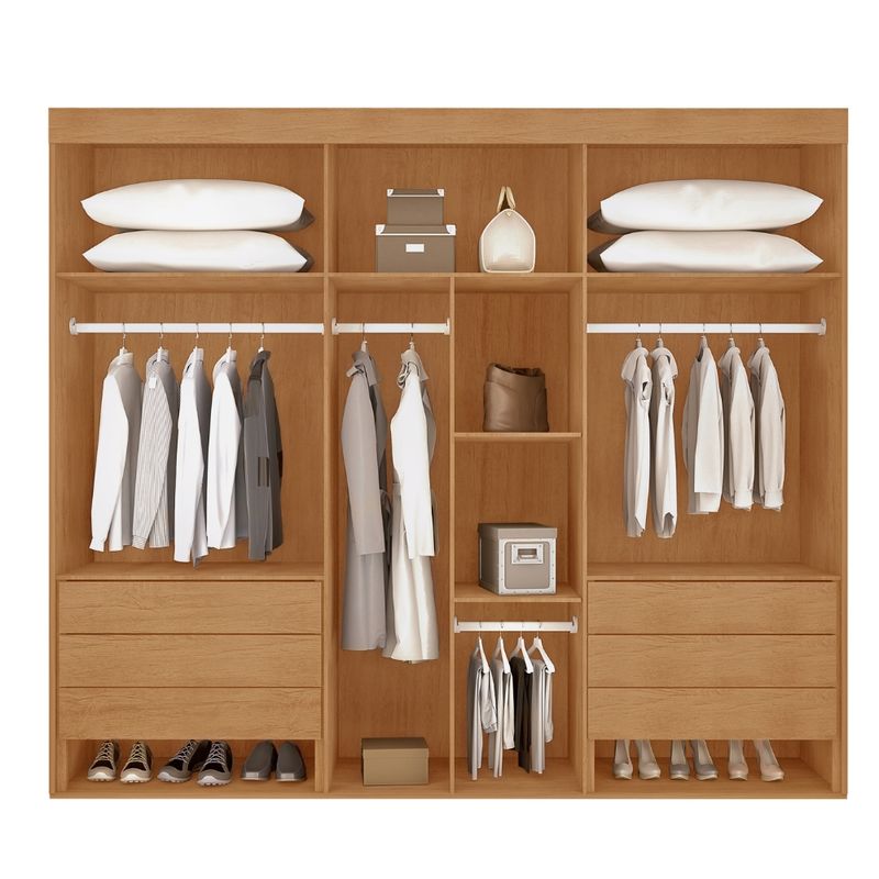 Guarda-Roupa-Casal-6-Portas-em-MDF-Linea-Rufato