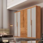 Guarda-Roupa-Casal-6-Portas-4-Gavetas-em-MDF-Capri-Rufato