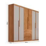 Guarda-Roupa-Casal-6-Portas-4-Gavetas-em-MDF-Capri-Rufato