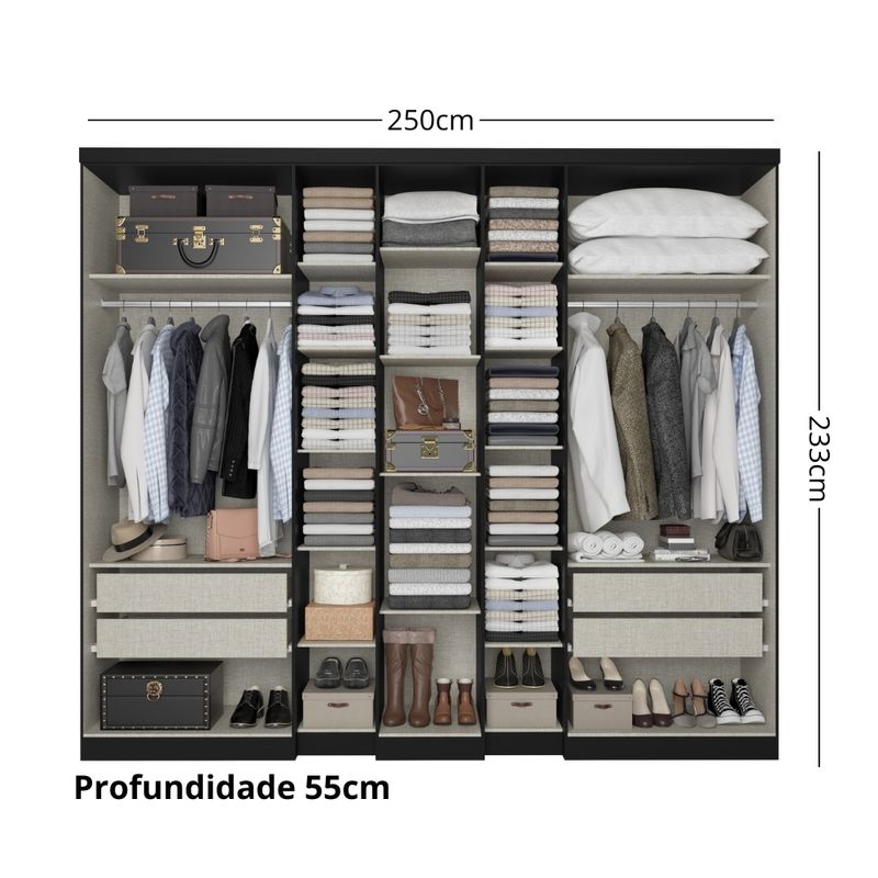 Guarda-Roupa-Casal-com-Espelho-7-Portas-Selecto-Plus-Glass-THB