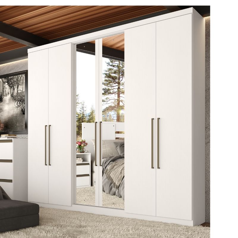 Guarda-Roupa-Casal-com-Espelho-6-Portas-Presence-Full-Glass-THB