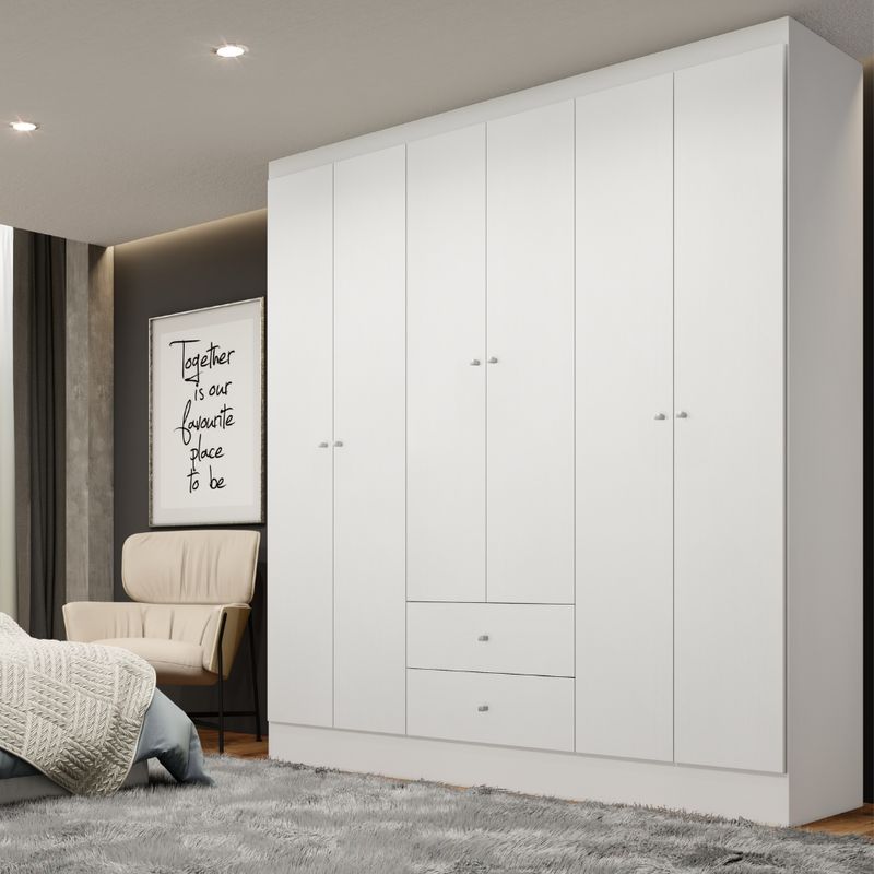 Guarda-Roupa-Casal-Flex-6-Portas-2-Gavetas-Astro-THB
