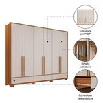 Guarda-Roupa-Casal-com-Pes-6-Portas-3-Gavetas-NT-6035-Notavel-Moveis