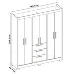 Guarda-Roupa-Casal-com-Pes-6-Portas-3-Gavetas-NT-6030-Notavel-Moveis