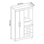 Guarda-Roupa-Solteiro-com-Espelho-e-Pes-2-Portas-3-Gavetas-NT-6020-Notavel-Moveis