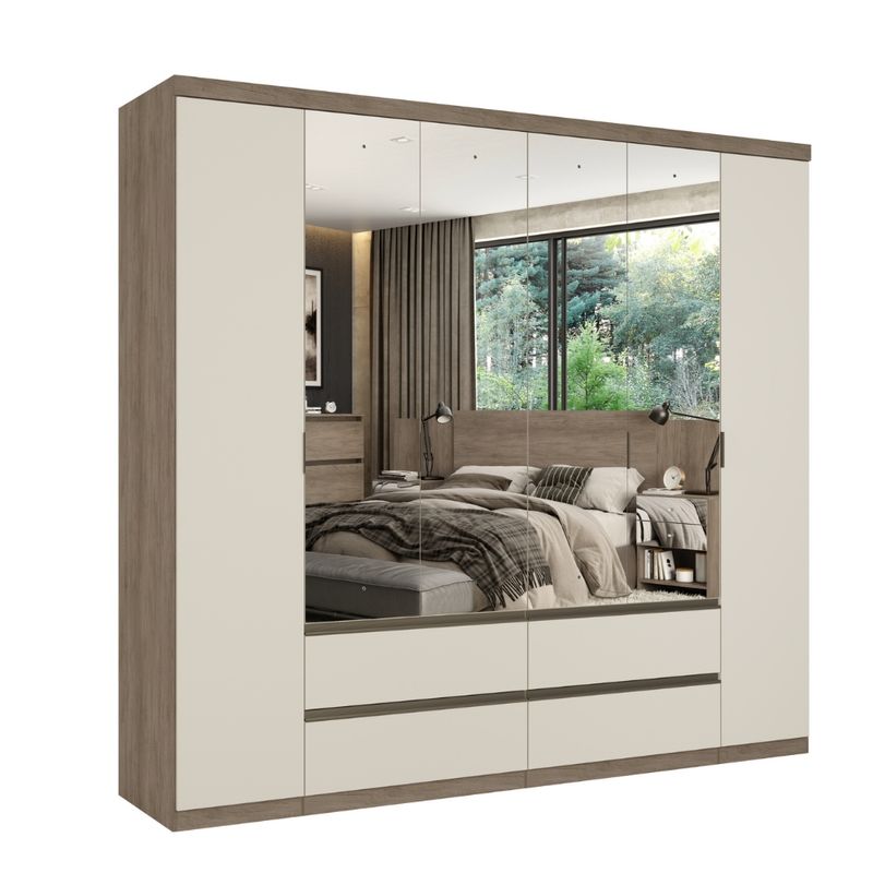 Guarda-Roupa-Casal-Com-4-Espelhos-6-Portas-4-Gavetas-em-MDF-Nobre-Full-Glass-THB