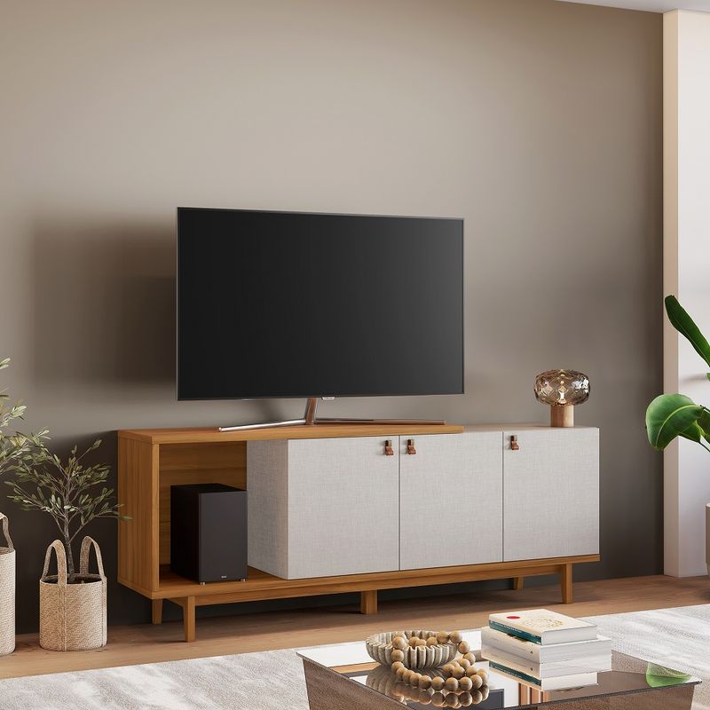 Rack-para-TV-ate-50-Polegadas-3-Portas-com-Pes-de-Madeira-NT-1380-Notavel-Moveis
