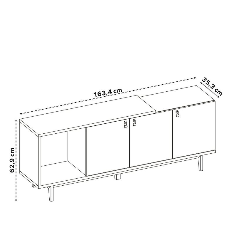 Rack-para-TV-ate-50-Polegadas-3-Portas-com-Pes-de-Madeira-NT-1380-Notavel-Moveis