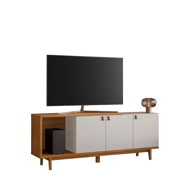 Rack-para-TV-ate-50-Polegadas-3-Portas-com-Pes-de-Madeira-NT-1380-Notavel-Moveis