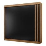 Guarda-Roupa-Casal-Ripado-2-Portas-de-Correr-em-MDF-Seul-Visao-Moveis