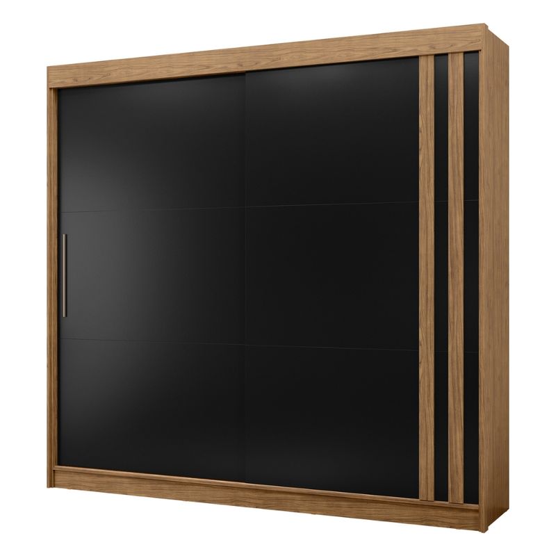 Guarda-Roupa-Casal-Ripado-2-Portas-de-Correr-em-MDF-Seul-Visao-Moveis