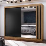 Guarda-Roupa-Casal-Ripado-com-Espelho-2-Portas-de-Correr-em-MDF-Seul-Visao-Moveis
