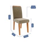 Conjunto 2 Cadeiras Tais Cimol