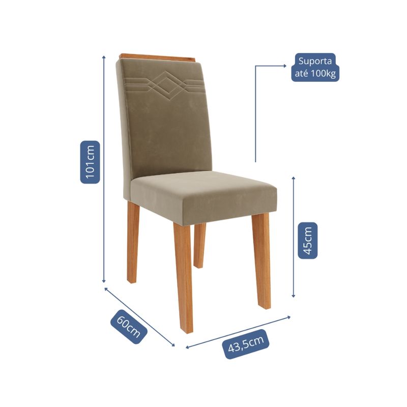 Conjunto 2 Cadeiras Tais Cimol
