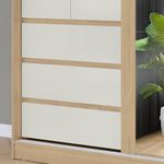 Guarda-Roupa-Solteiro-com-Espelho-3-Portas-3-Gavetas-em-MDF-Bagda-Visao-Moveis