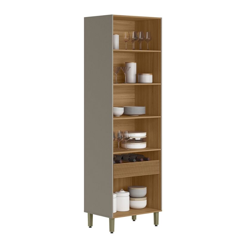 Cristaleira-2-Portas-de-Vidro-e-LED-em-MDF-Allure-Linea-Brasil