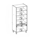 Cristaleira-2-Portas-de-Vidro-e-LED-em-MDF-Allure-Linea-Brasil