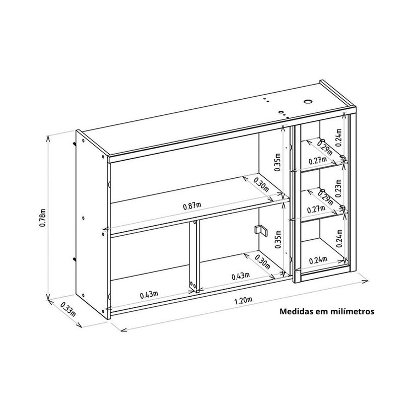Armario-Aereo-2-Portas-com-LED-em-MDF-Allure-Linea-Brasil