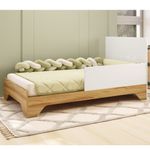 Quarto-de-Bebe-com-2-Berco-Mini-Cama-Guarda-Roupa-3-Porta-2-Gavetas-com-Janela-Popy-Retro-Peroba