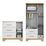 Quarto-de-Bebe-com-Guarda-Roupa-3-Porta-2-Gavetas-e-Comoda-1-Portas-3-Gavetas-com-Janela-Popy-Retro-Peroba