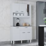 Cozinha-Compacta-6-Portas-com-Vidro-1-Gaveta-Coral-Poquema