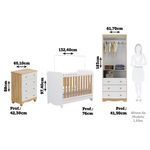 Quarto-de-Bebe-Completo-com-Berco-Minicama-Ben-Guarda-Roupa-Smim-New-e-Comoda-Junior-New-MDF-Moveis-Peroba