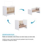 Quarto-de-Bebe-Completo-com-Berco-Minicama-Ben-Guarda-Roupa-Smim-New-e-Comoda-Junior-New-MDF-Moveis-Peroba
