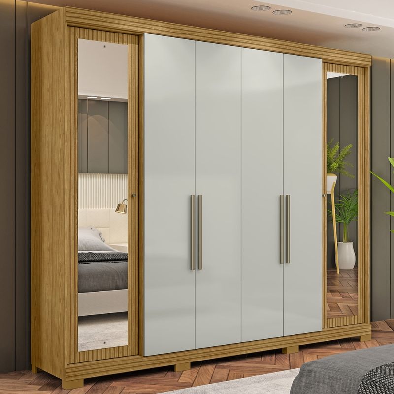 Guarda-Roupa-Casal-com-Espelho-6-Portas-e-Pes-Bogota-Visao-Moveis