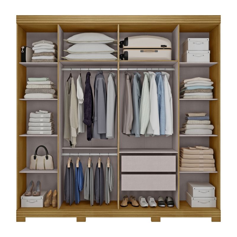 Guarda-Roupa-Casal-com-Espelho-6-Portas-e-Pes-Bogota-Visao-Moveis