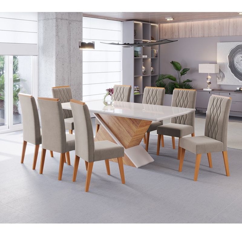 Conjunto-Sala-de-Jantar-Mesa-Glamour-com-8-Cadeiras-Cristal-Viero